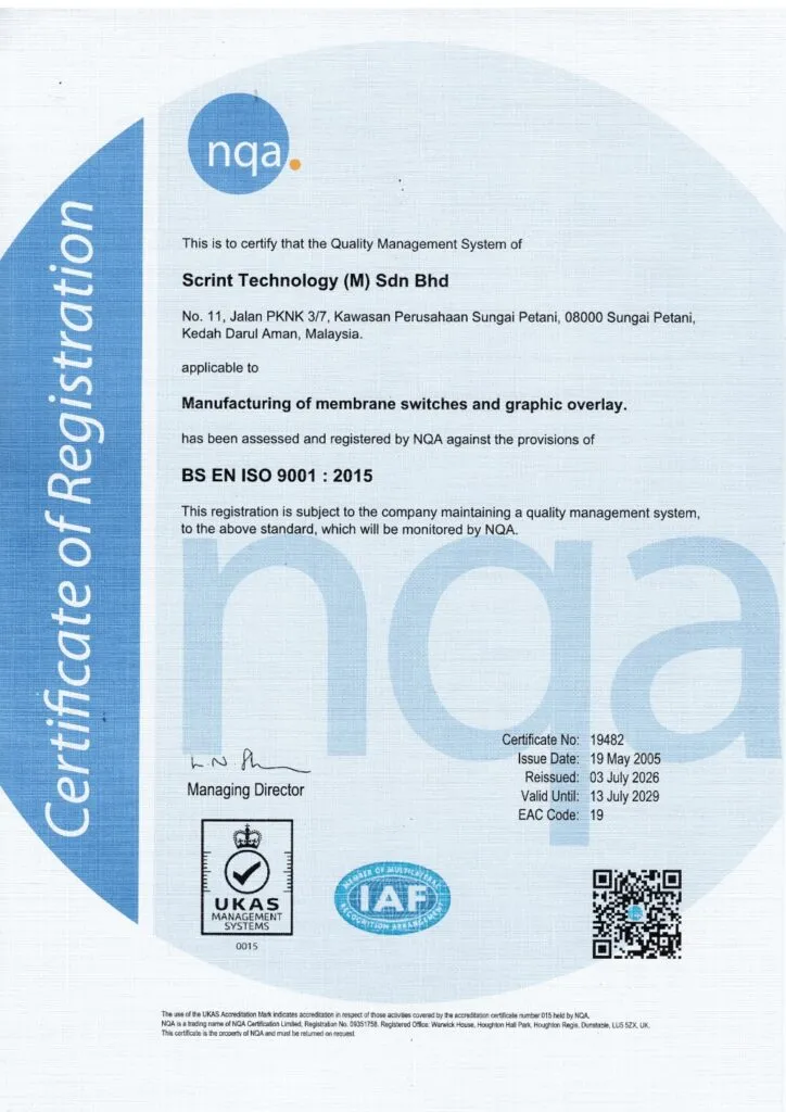 Home 10 Certificate Of Registratioan ISO 9001